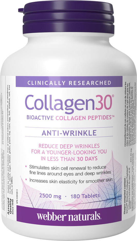 Webber Naturals Collagen30 bottle front