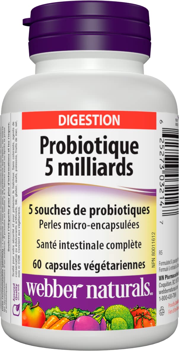 Webber Naturals Complete Probiotic bottle - front