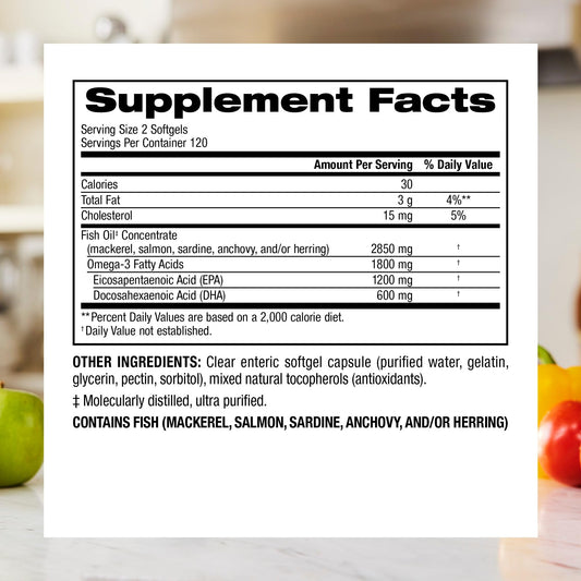 Nutrition detail: 1800 mg omega-3 per serving (EPA and DHA)