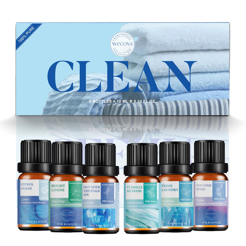 Wecona Essential Oils for Laundry bottles 10ml each