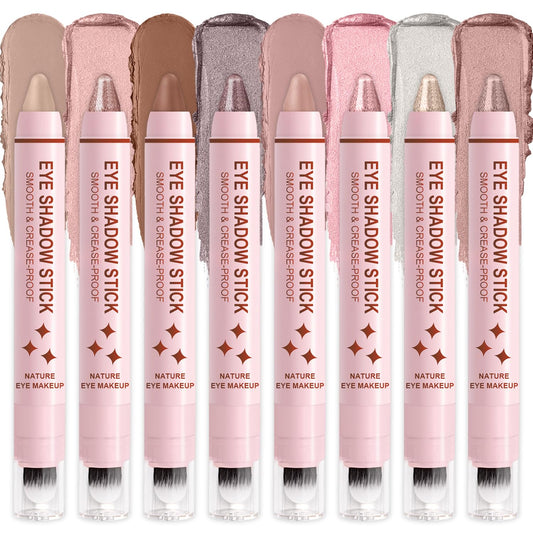 WEEMAY 8 Colors Cream Eyeshadow Set packaging showcases versatile color options for daily looks.