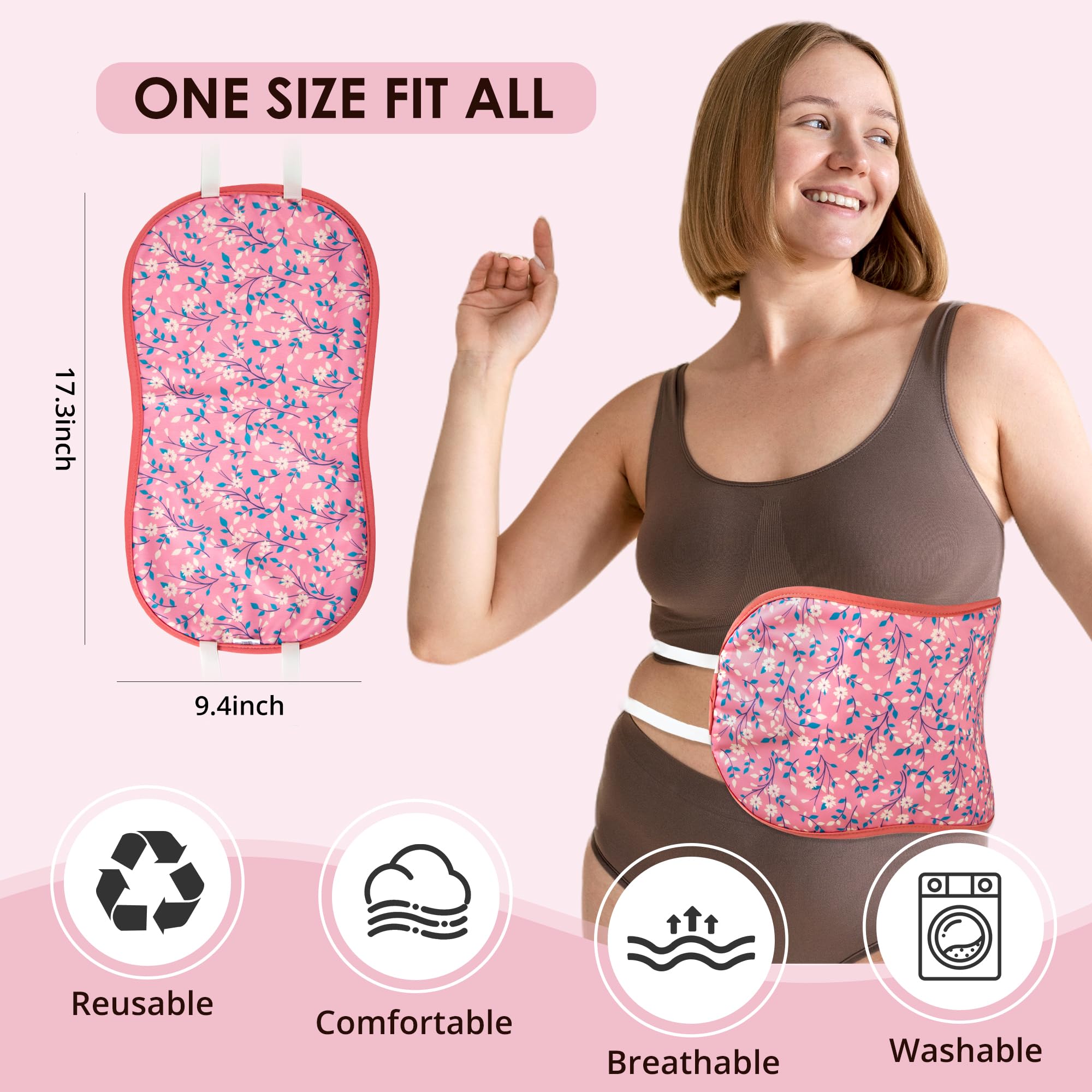 Inner soft fabric layer of castor oil pack for skin comfort