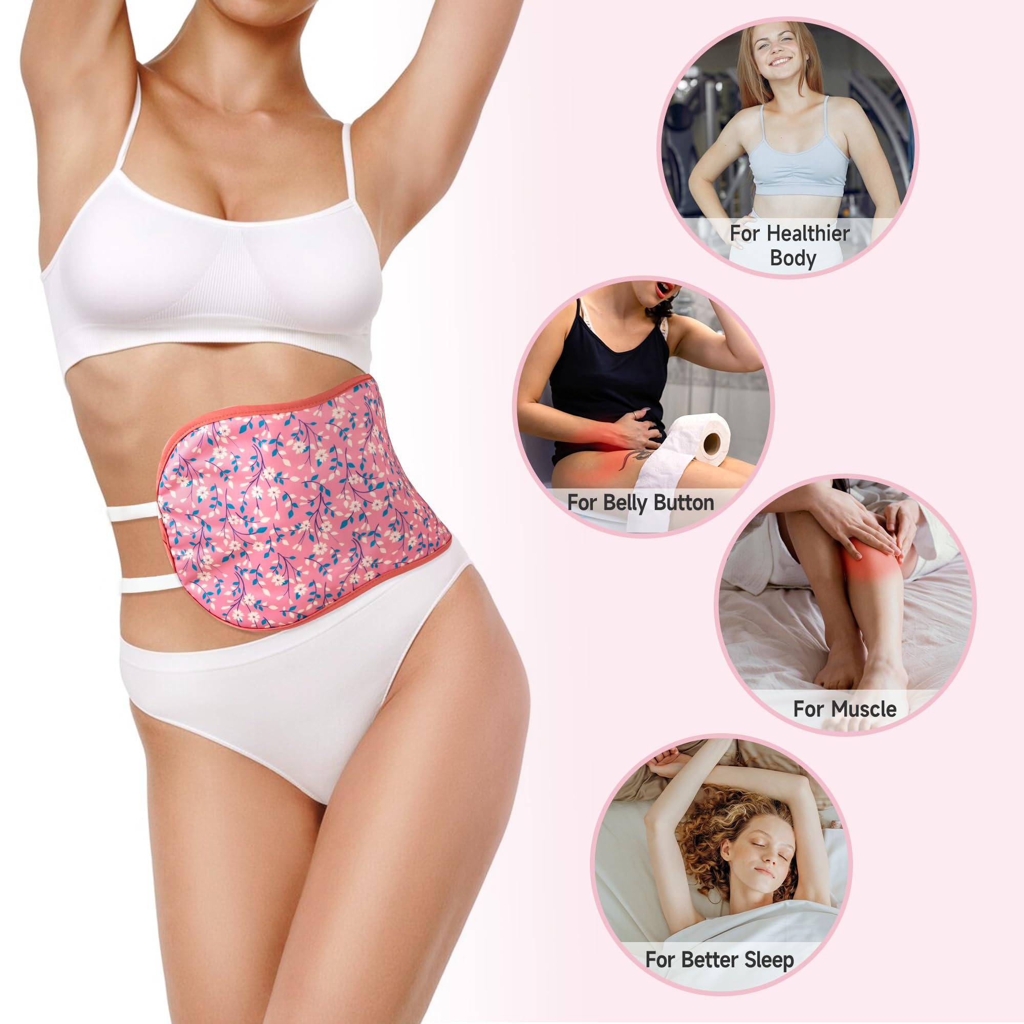 Outer leak-proof PUL layer of castor oil pack wrap
