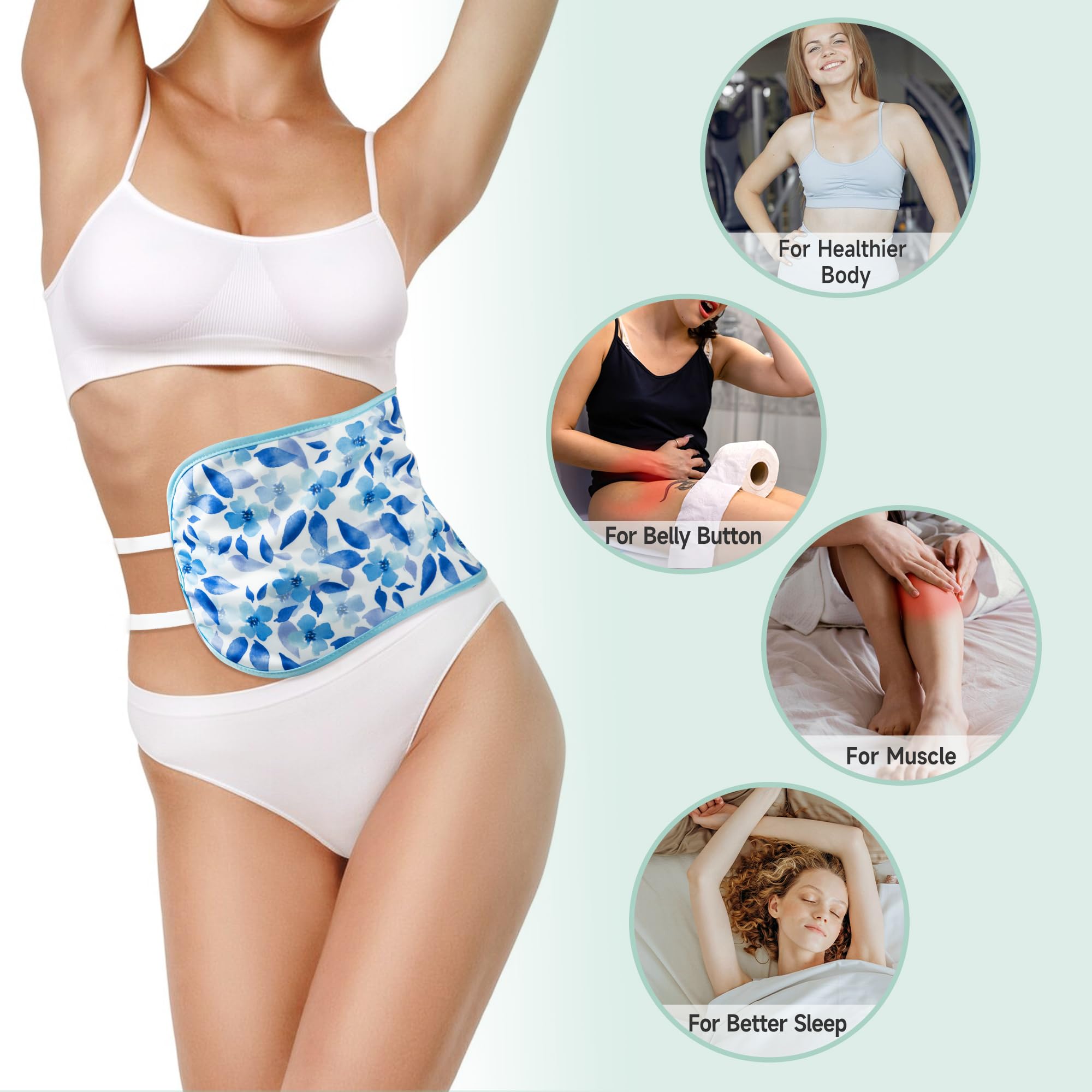 Soft inner fabric layer of castor oil pack for skin absorption