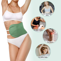Inner soft fabric layer of the castor oil pack wrap