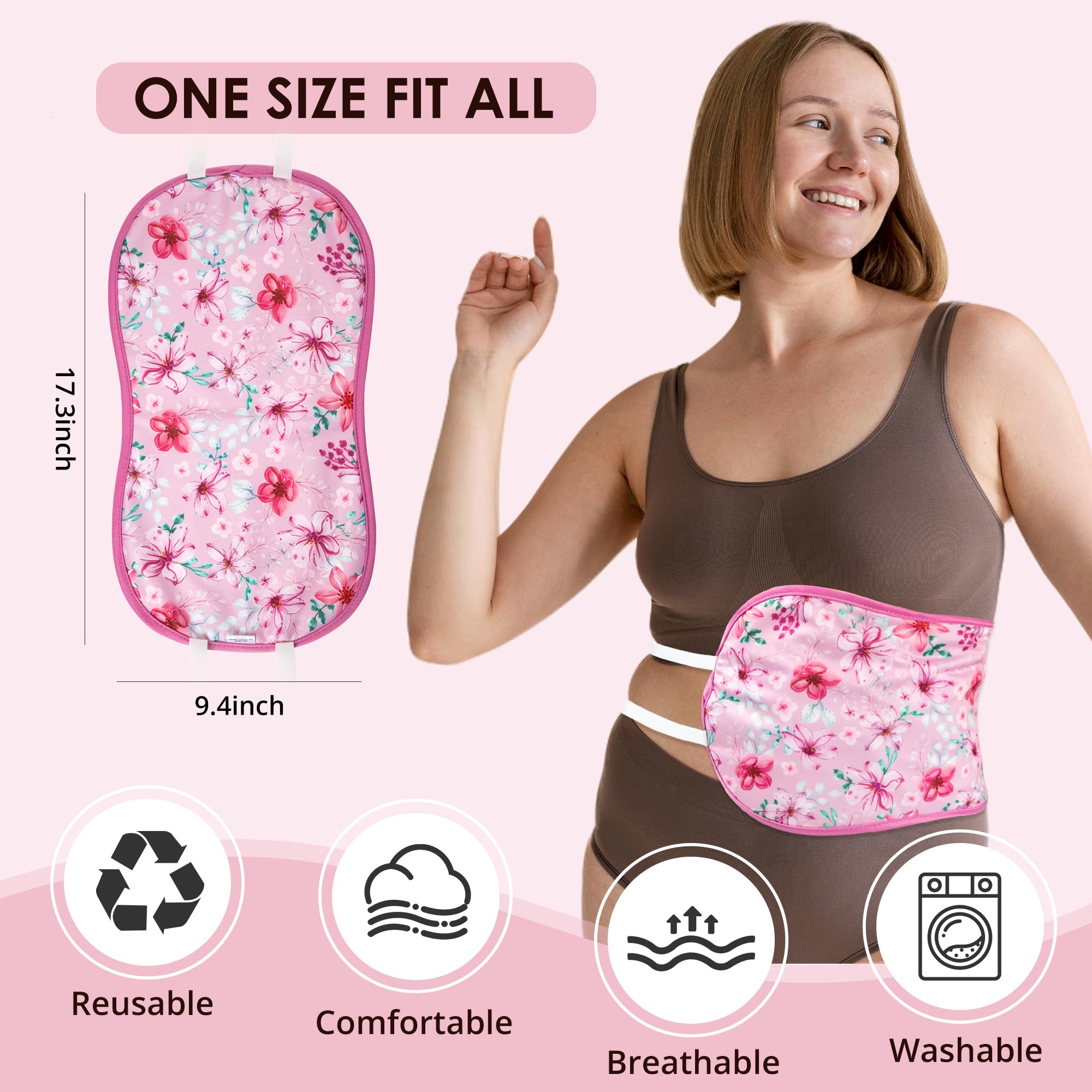 Soft inner fabric layer inside castor oil pack for skin comfort