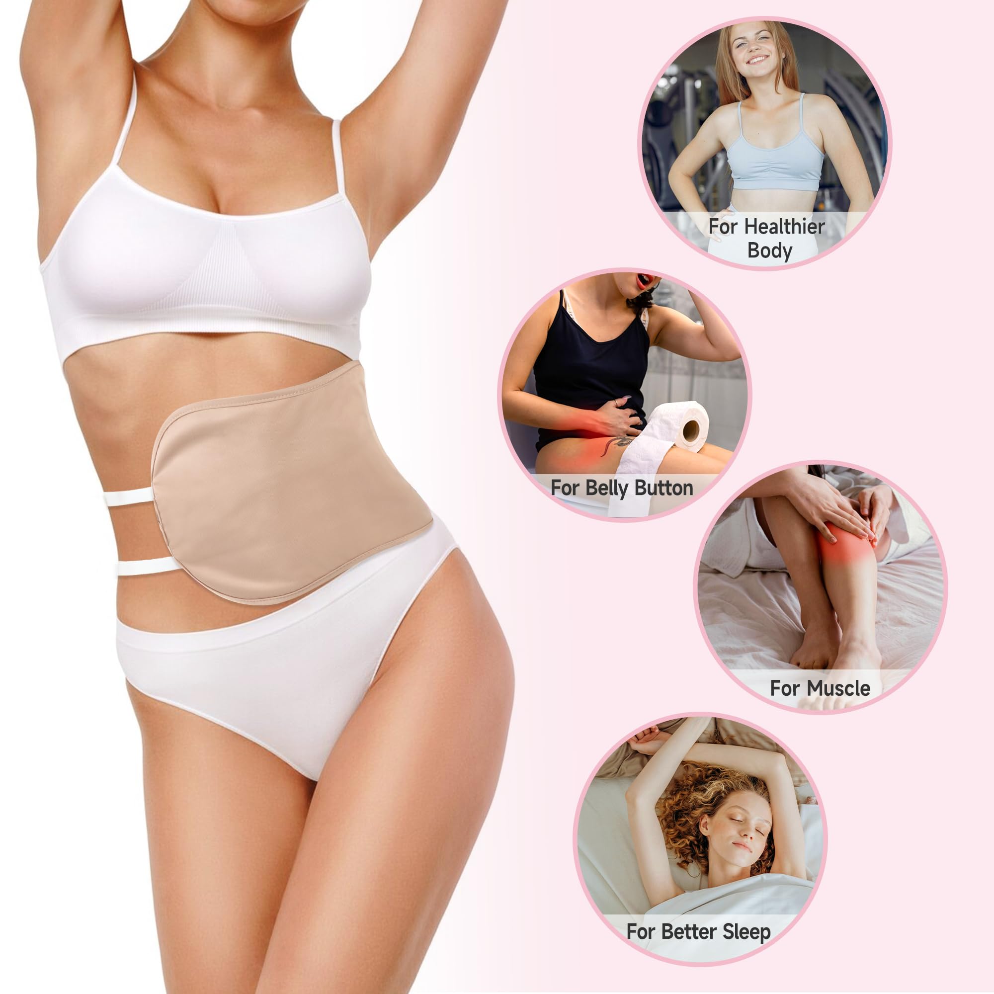 Soft inner fabric layer of castor oil pack