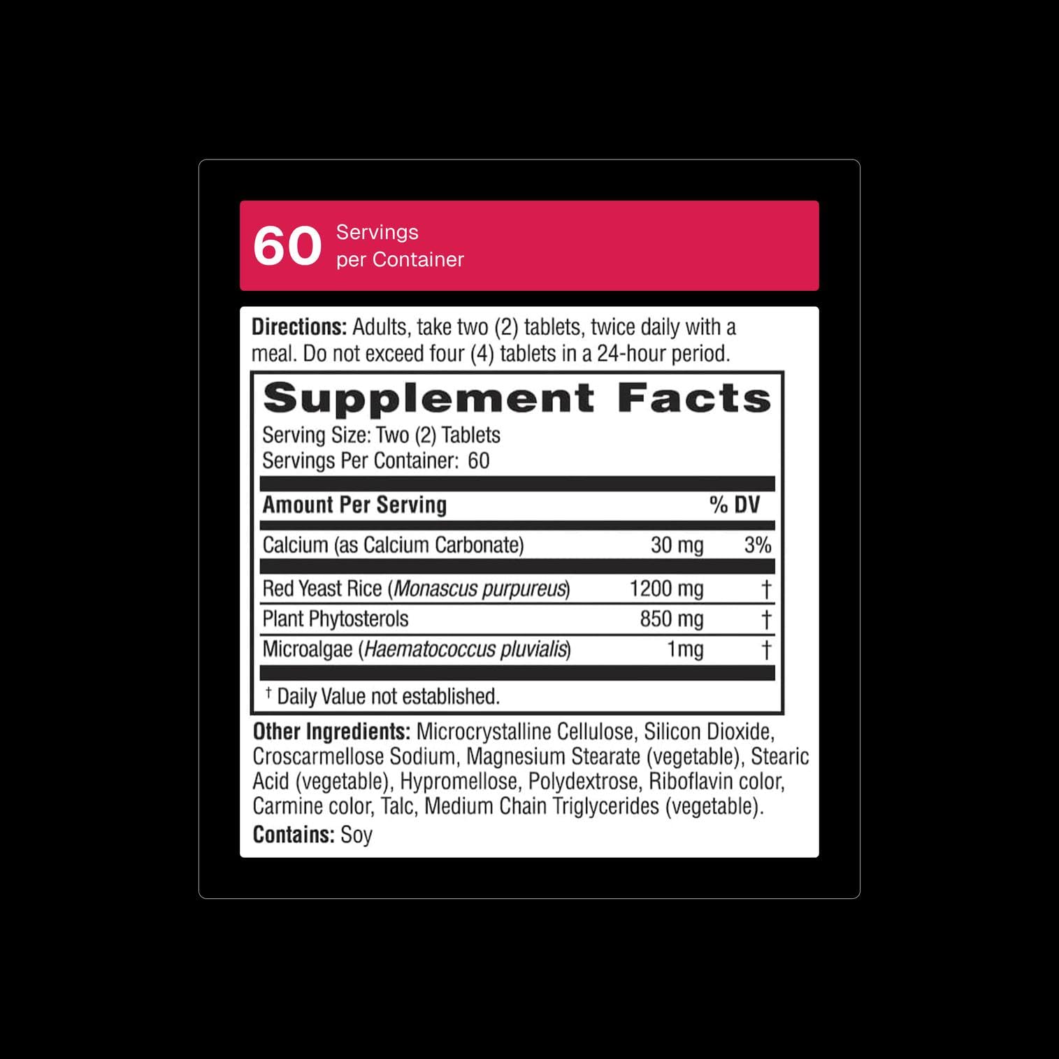 Close-up of Weider Red Yeast Rice Plus bottle with gluten-free claim