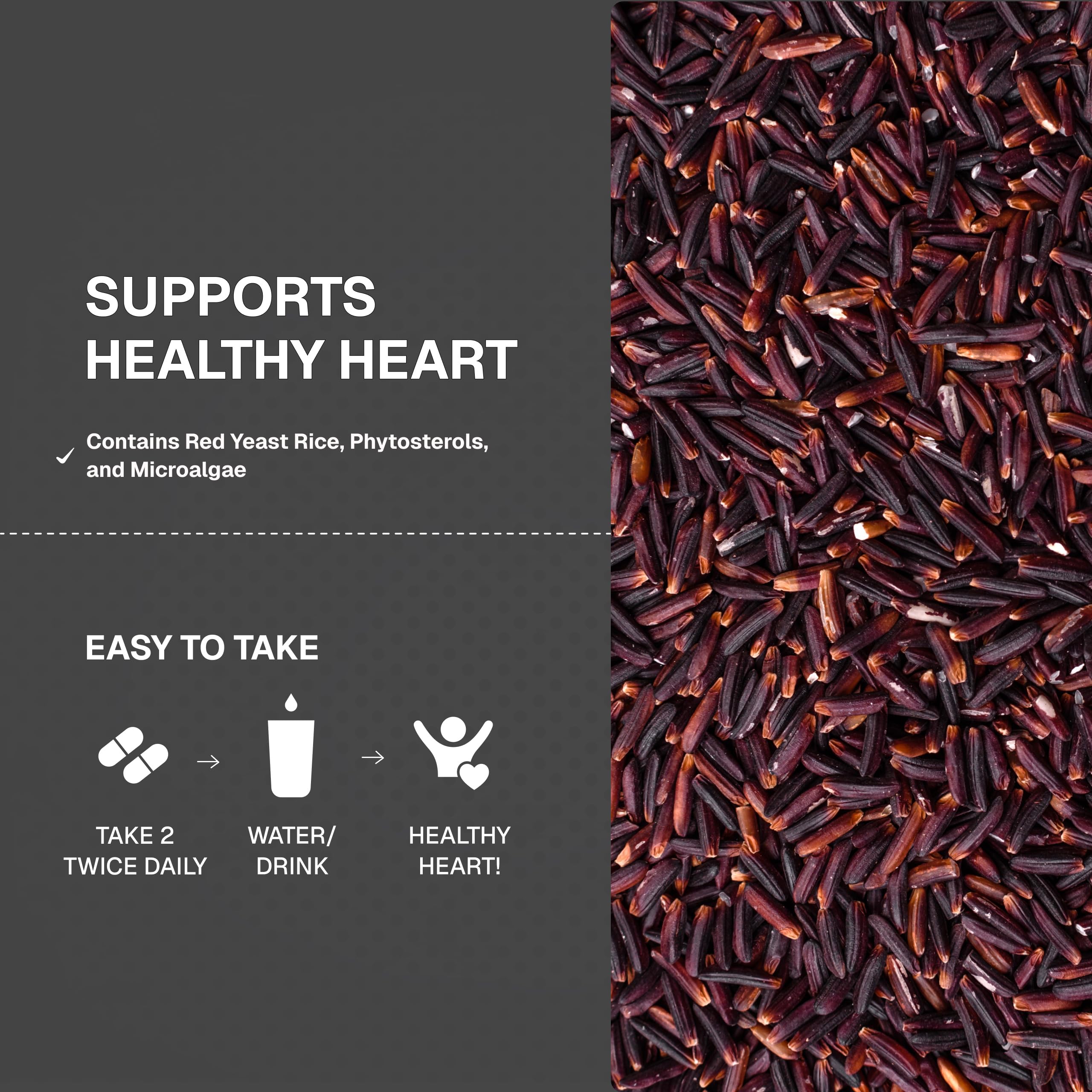 Nutrition facts and ingredients of Weider Red Yeast Rice Plus