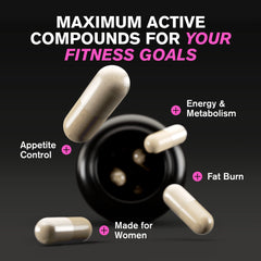 Appetite suppressant and metabolism booster pills for women