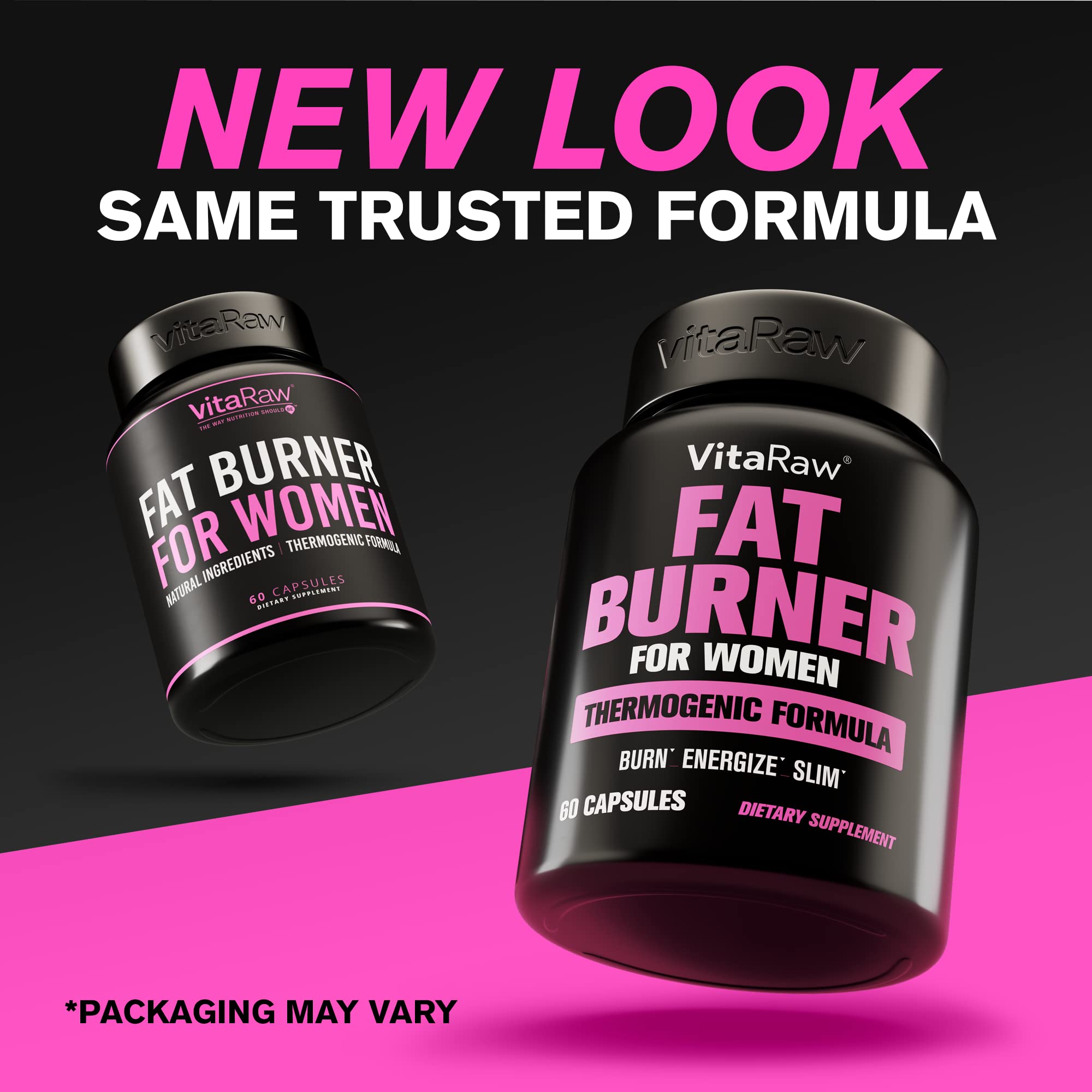 Finished fat burning pills product bottle with brand