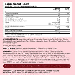 WeightWorld gummies beside a ruler showing size scale and portion