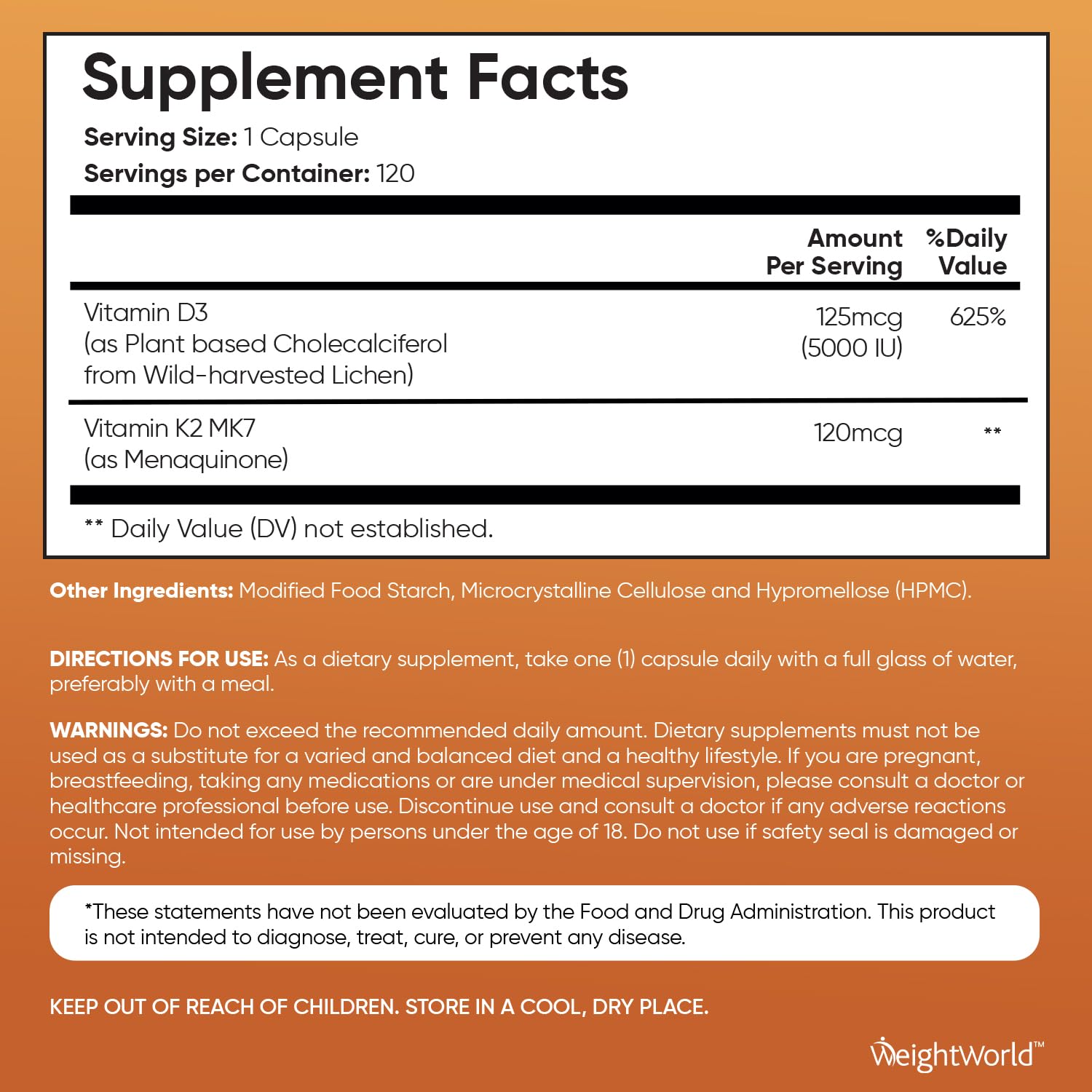 GMP-certified, third-party tested, non-GMO label details