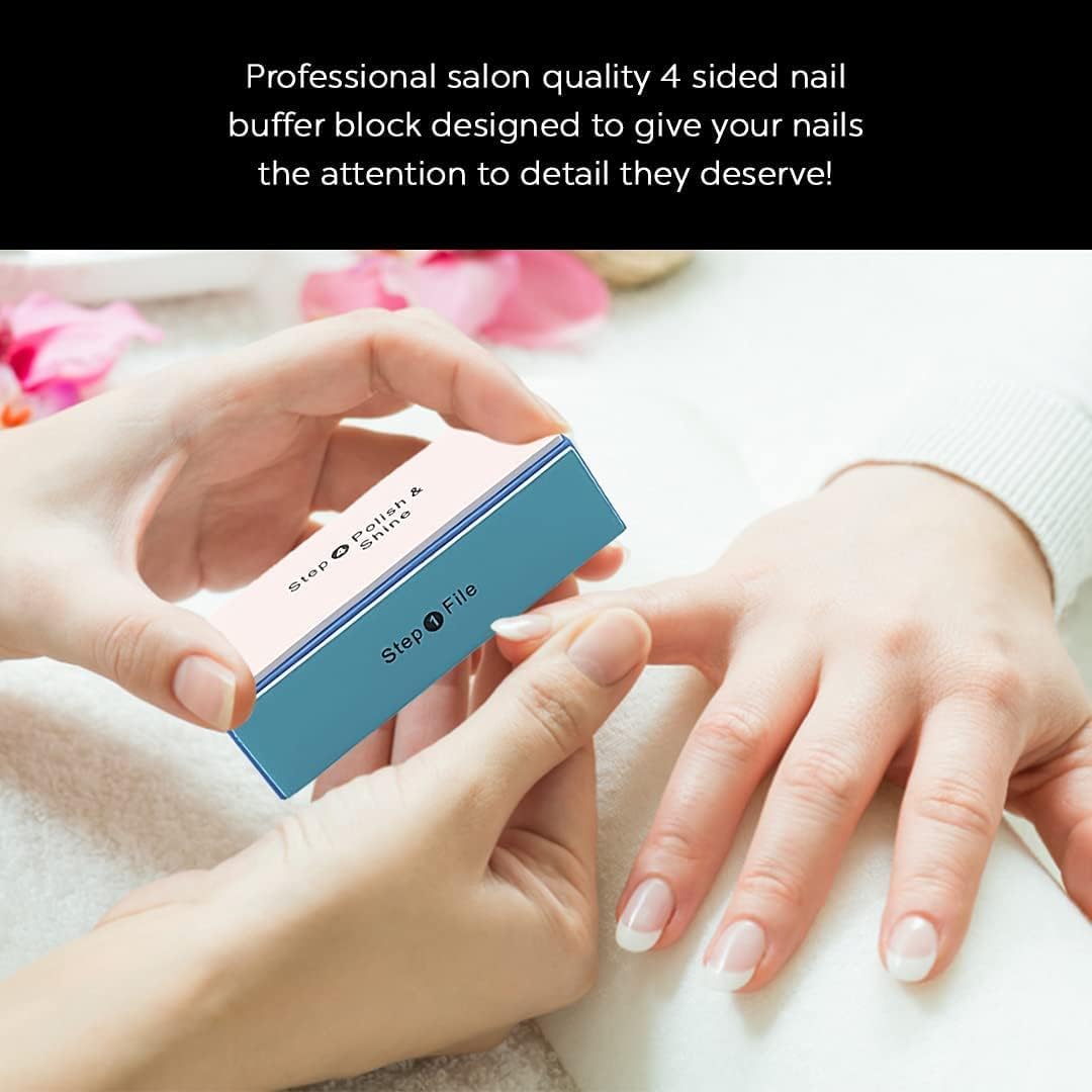 WEILUSI four‑sides design buffer block for filing, buffing and shining