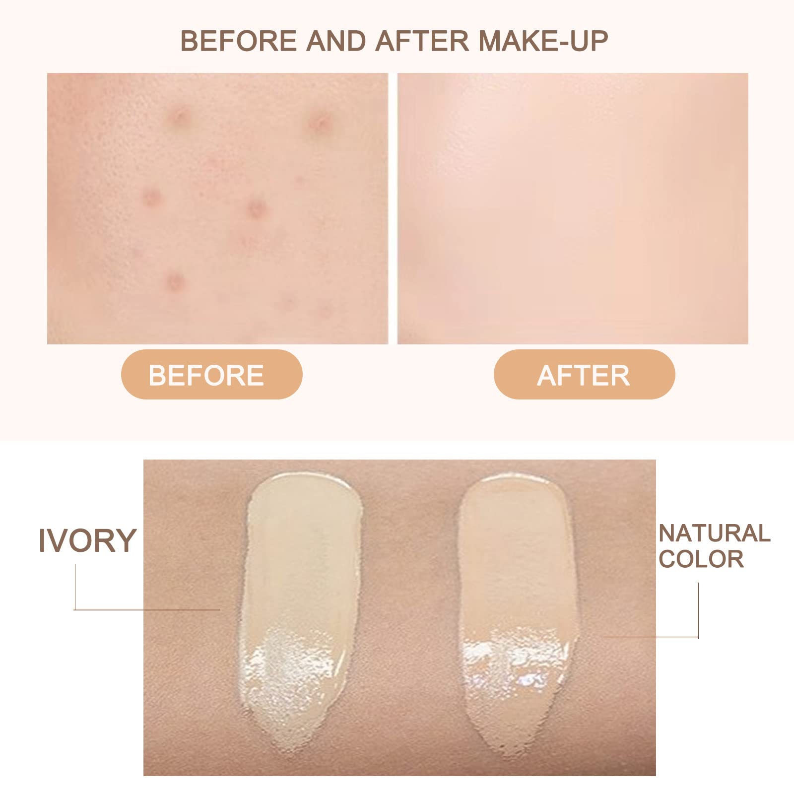 Weispo CC Cream worn all day for a breathable, fresh look.