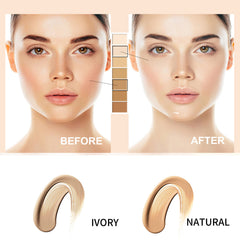 Weispo CC Cream texture being applied for a semi-matte finish.