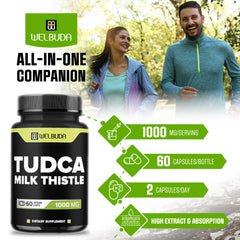 Vegan, non-GMO, gluten-free Tudca capsules