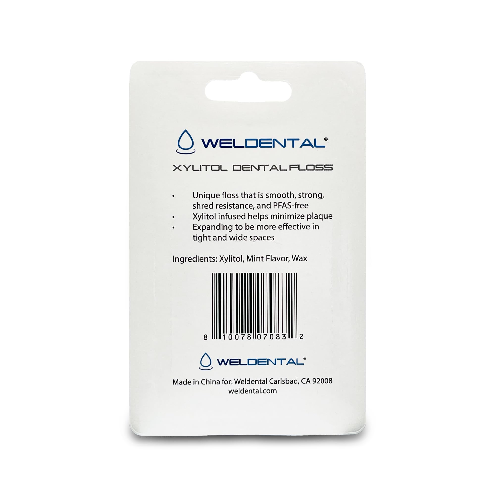 Weldental Xylitol Dental Floss 50m – 164ft per pack close-up