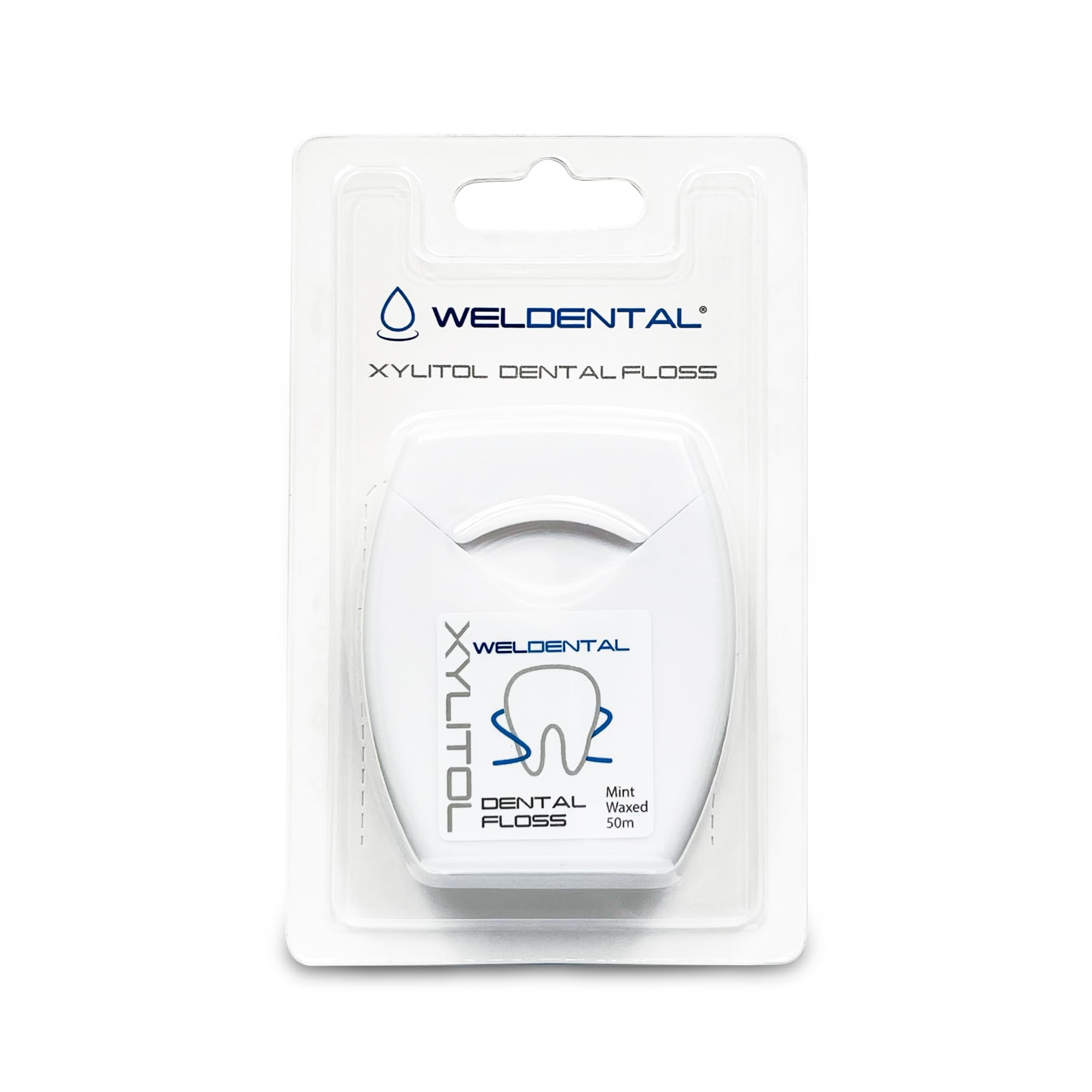 Weldental Xylitol Dental Floss 50m (4-pack) – mint flavor, PFAS-free