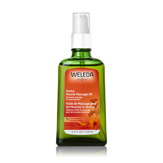 Weleda Arnica Muscle Massage Oil 3.4 oz bottle