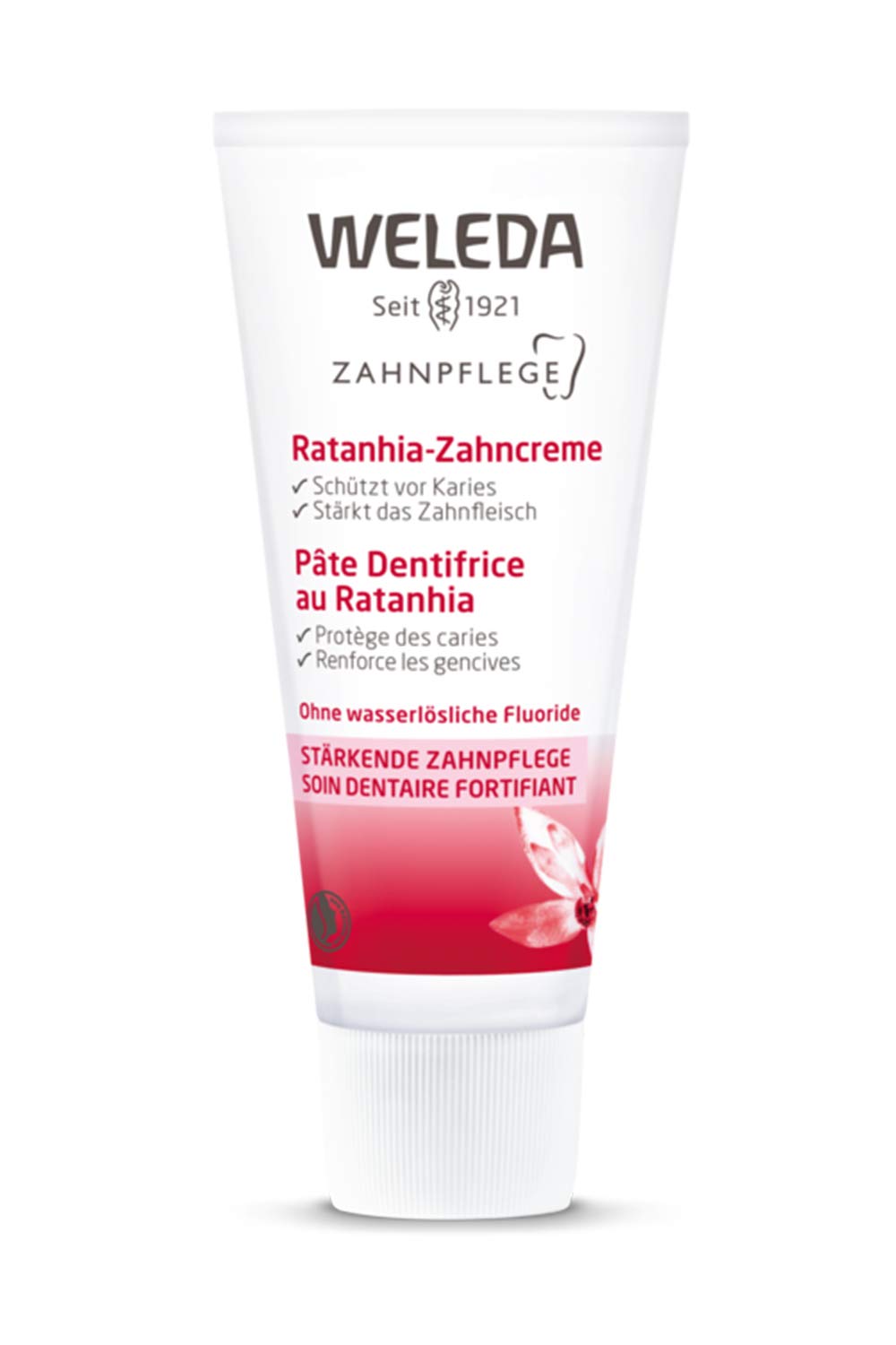 Weleda Ratanhia toothpaste 2-pack packaging