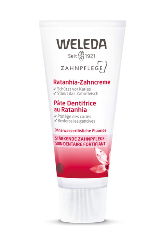 Weleda Ratanhia toothpaste 2-pack packaging