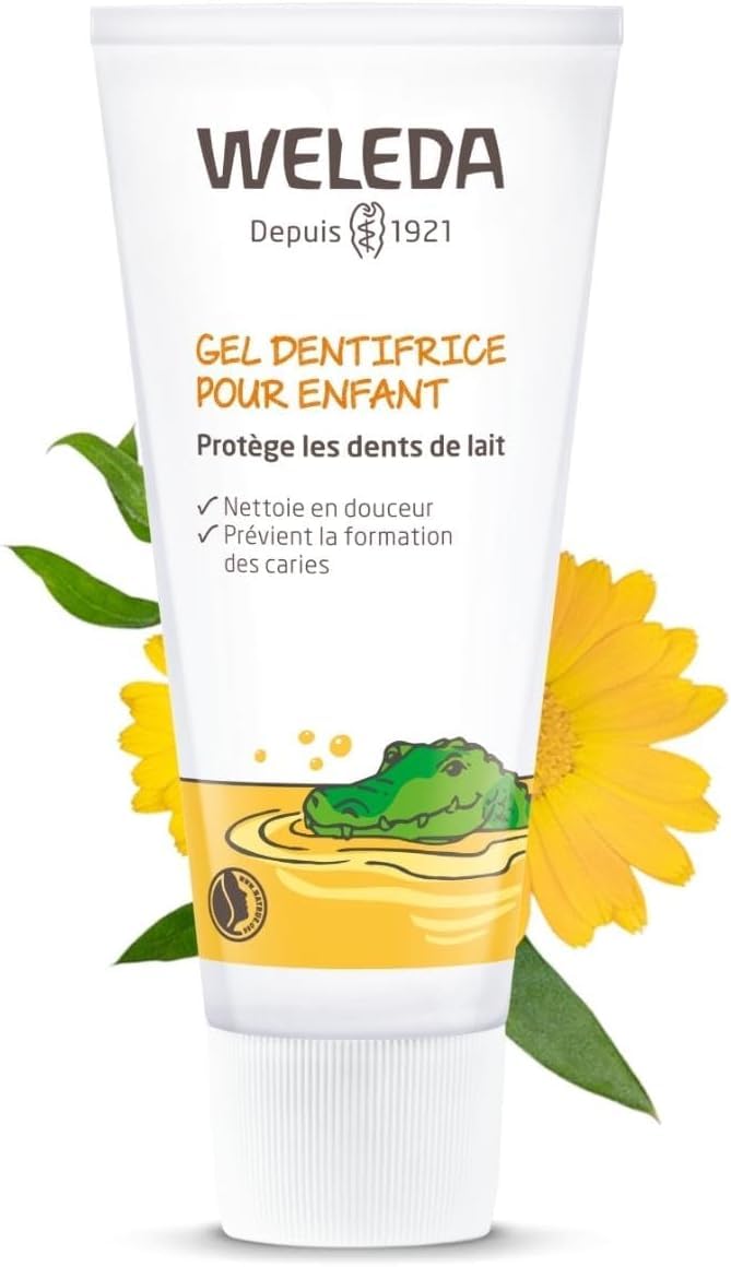 Weleda Toothpaste Gel Child bottle and packaging 1.7 oz