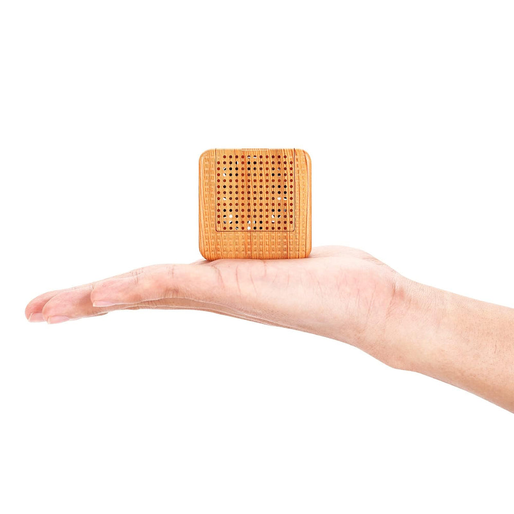 Weljoy Wood Grain Portable Essential Oil Diffuser – front view