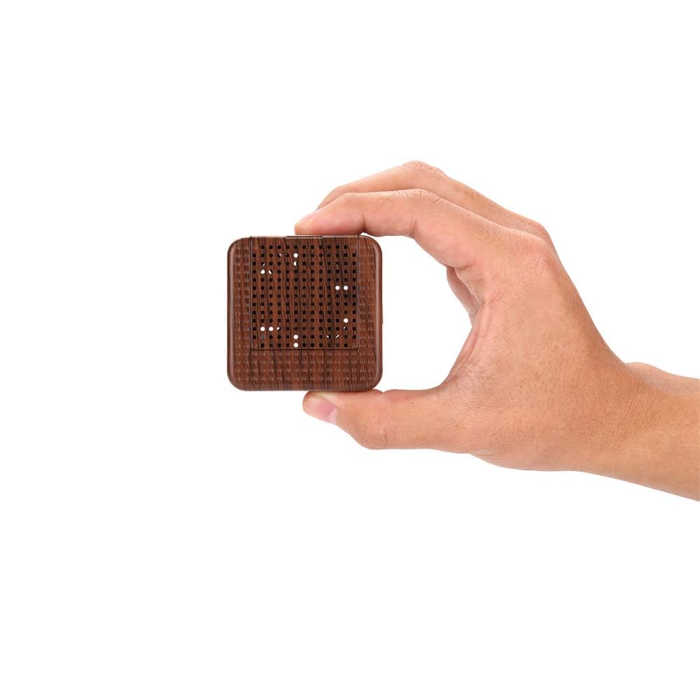 Weljoy Wood Grain Portable Diffuser - dark brown exterior