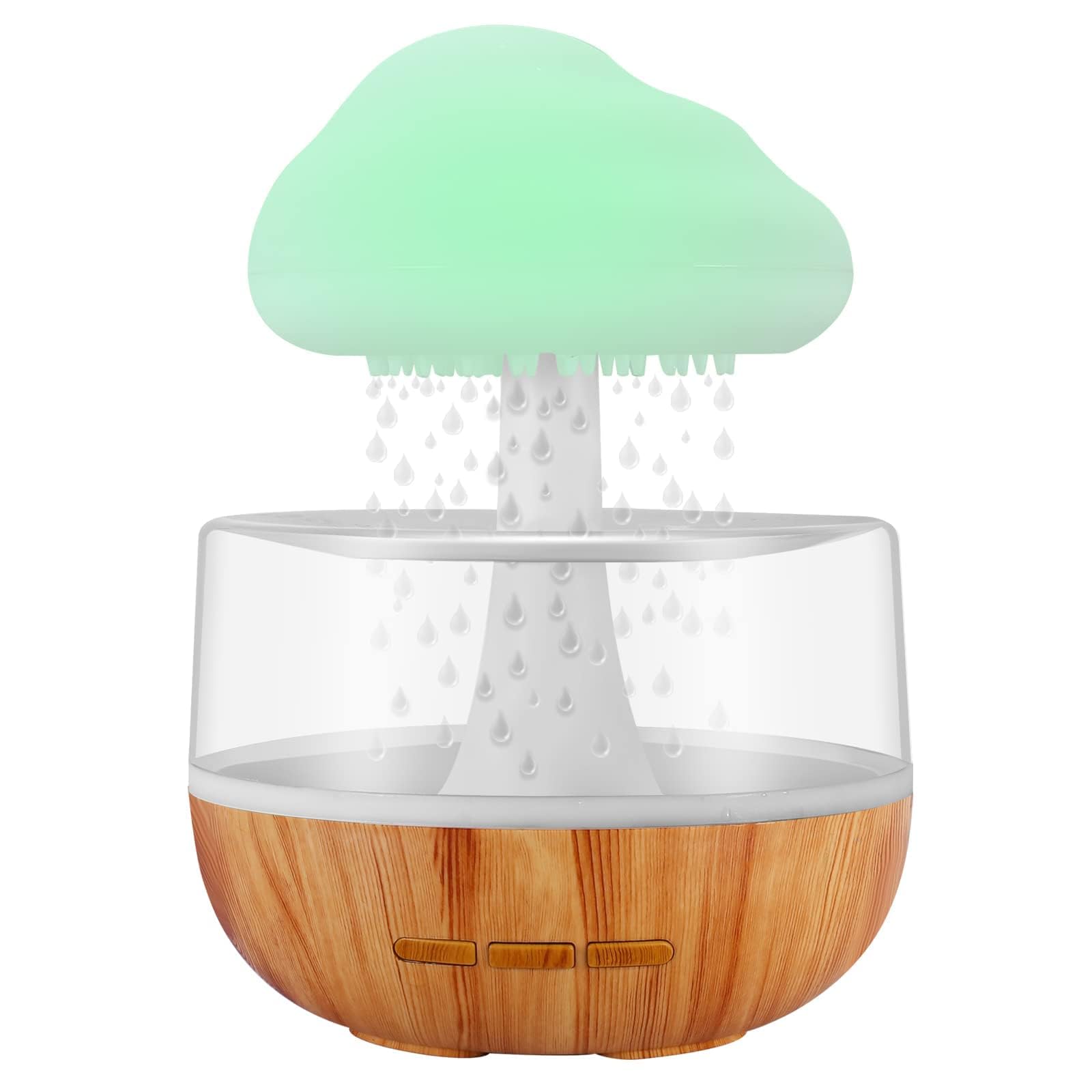 Weljoy Zen Raining Cloud Night Light Diffuser front view