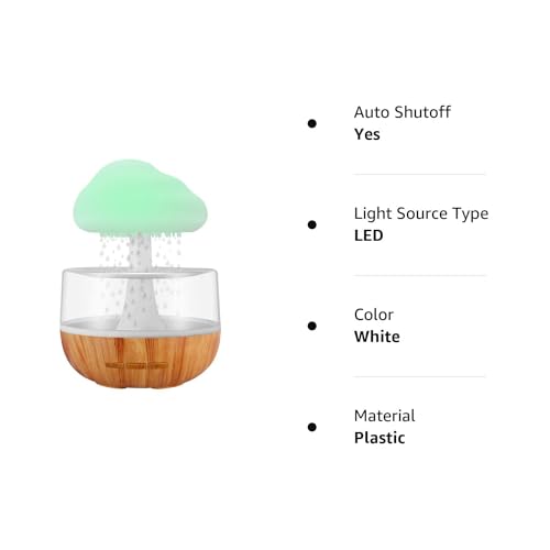 Weljoy Zen Raining Cloud Night Light Diffuser functioning without power