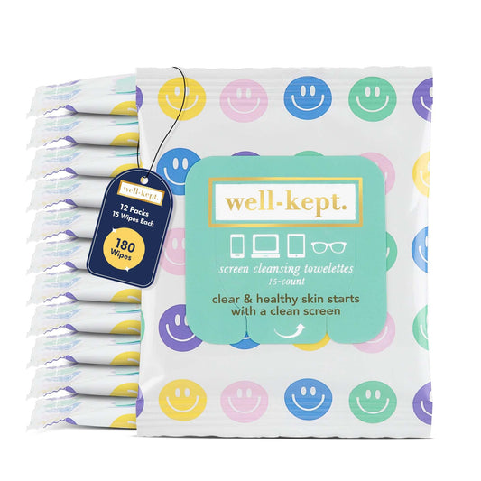 Well-Kept Wipes 12-pack resealable pouch front view