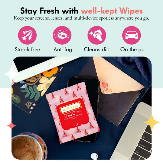 Back of Well-Kept Wipes 12-pack packaging
