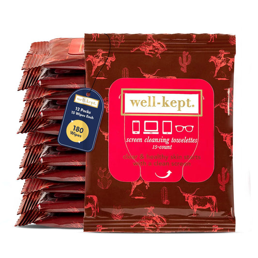 Well-Kept Wipes - 12-pack eyeglasses and screens image