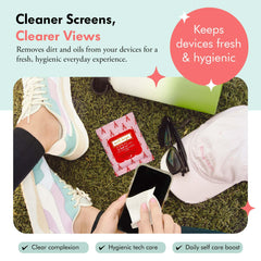 Close-up of Well-Kept lens wipes