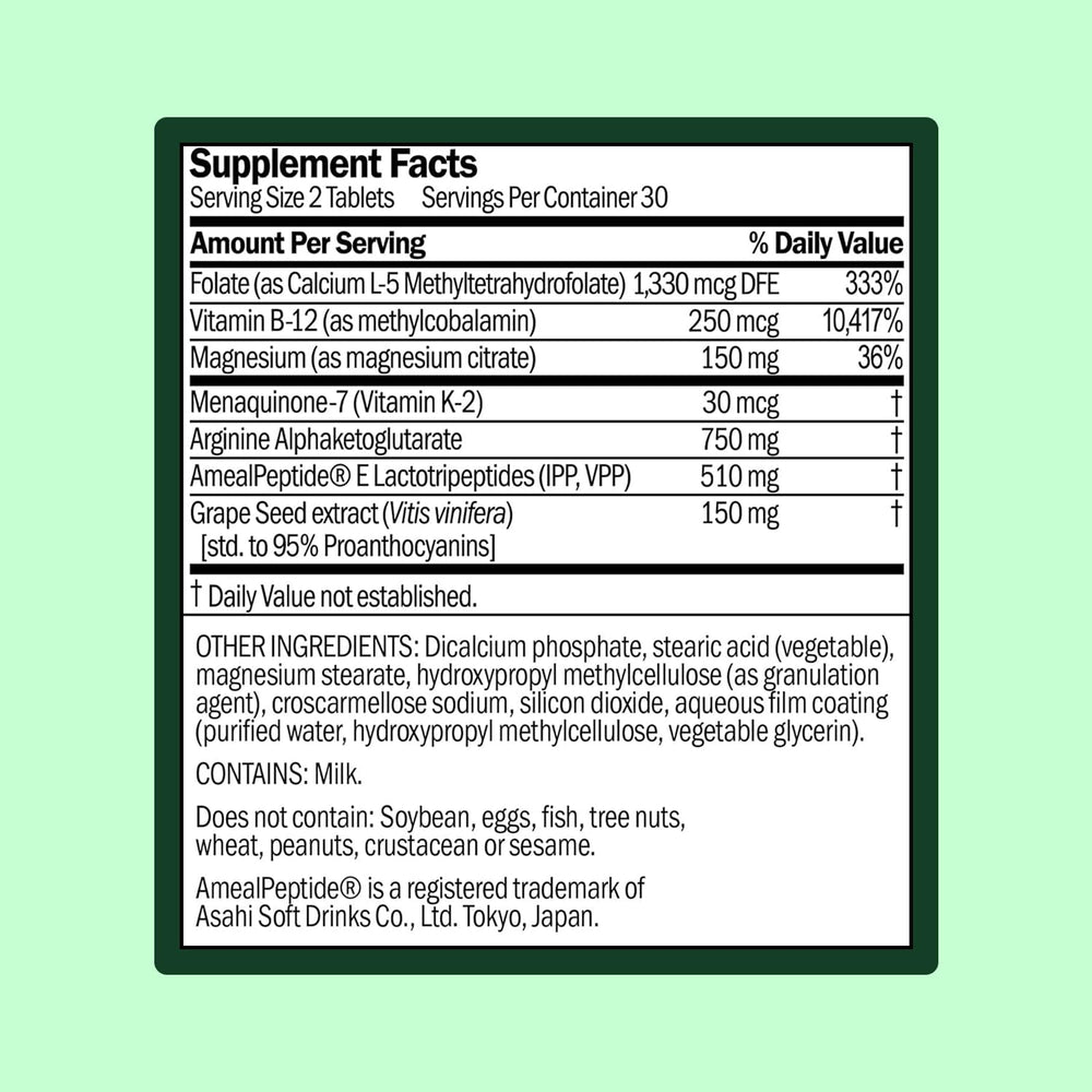 Magnesium ingredient shown for WellWithAll Blood Pressure Support