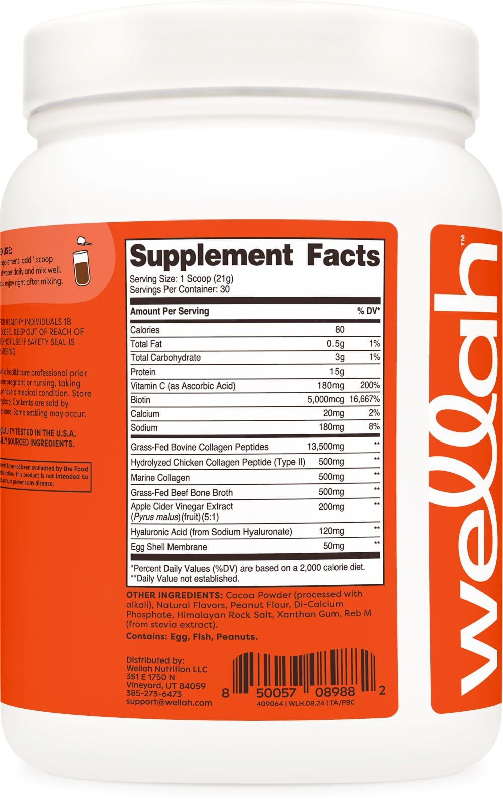 30 servings per container packaging