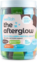 Wellah Afterglow Multi Collagen Protein + Beauty Variety Pack – Chocolate flavor stickpack