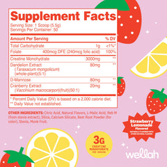 Wellah Creatine Blueberry Pomegranate flavor