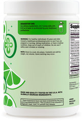 Prepared shake showing Wellah Creatine + Hydration Powder in a glass