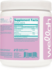 Close-up of Creatine Monohydrate with Dandelion and Cranberry Extract ingredients
