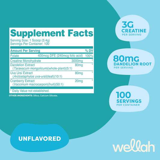 Unflavored creatine powder scoop