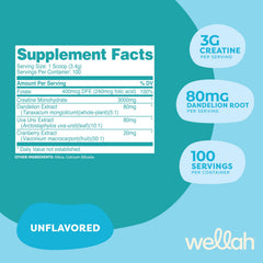 Unflavored creatine powder scoop