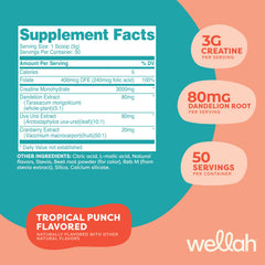 Scoop of Tropical Punch creatine powder