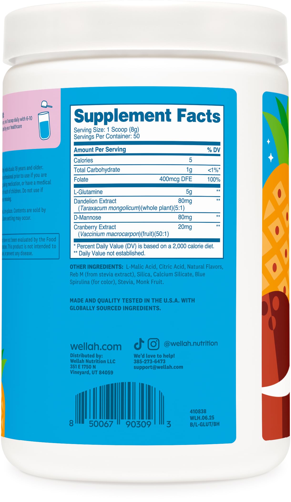 GMP compliance and third-party testing seals on packaging
