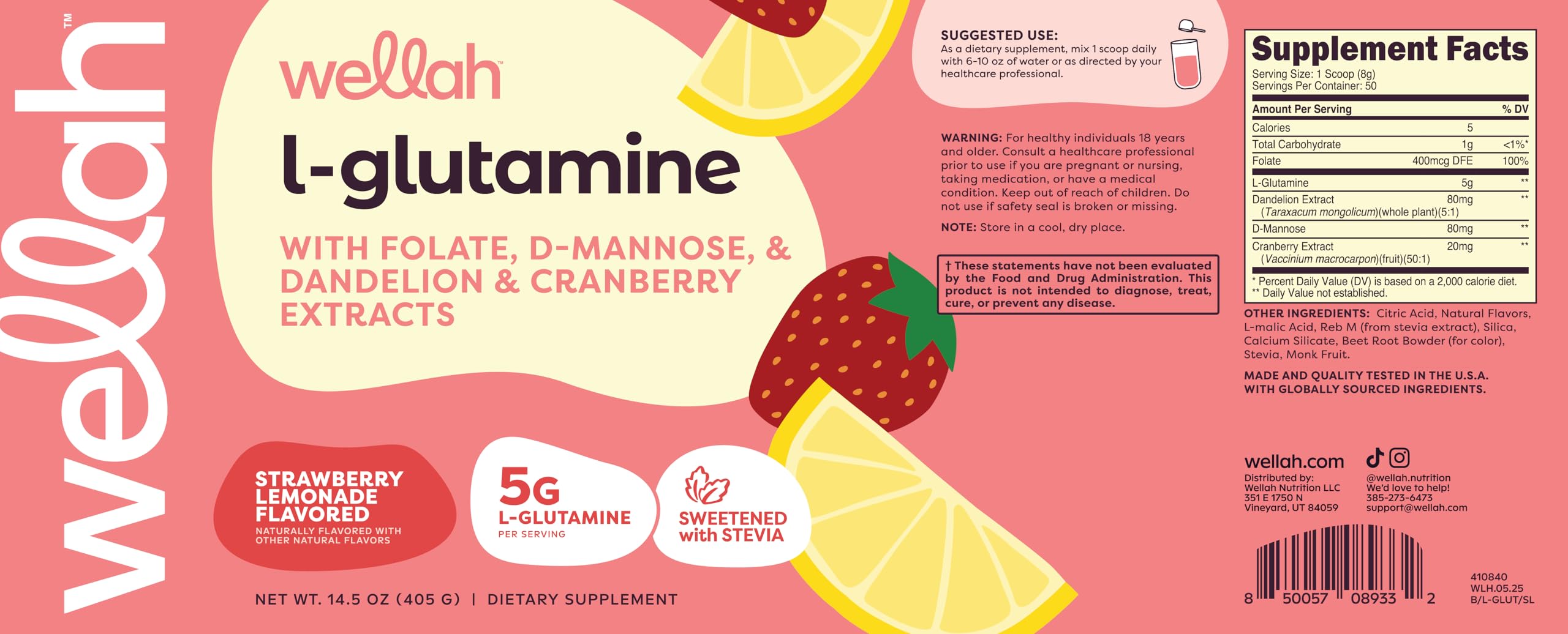 Ingredients highlight: Folate, Dandelion, Uva Ursi, Cranberry Extracts