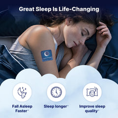 Applying Wellamoon Sleep Patch to wrist