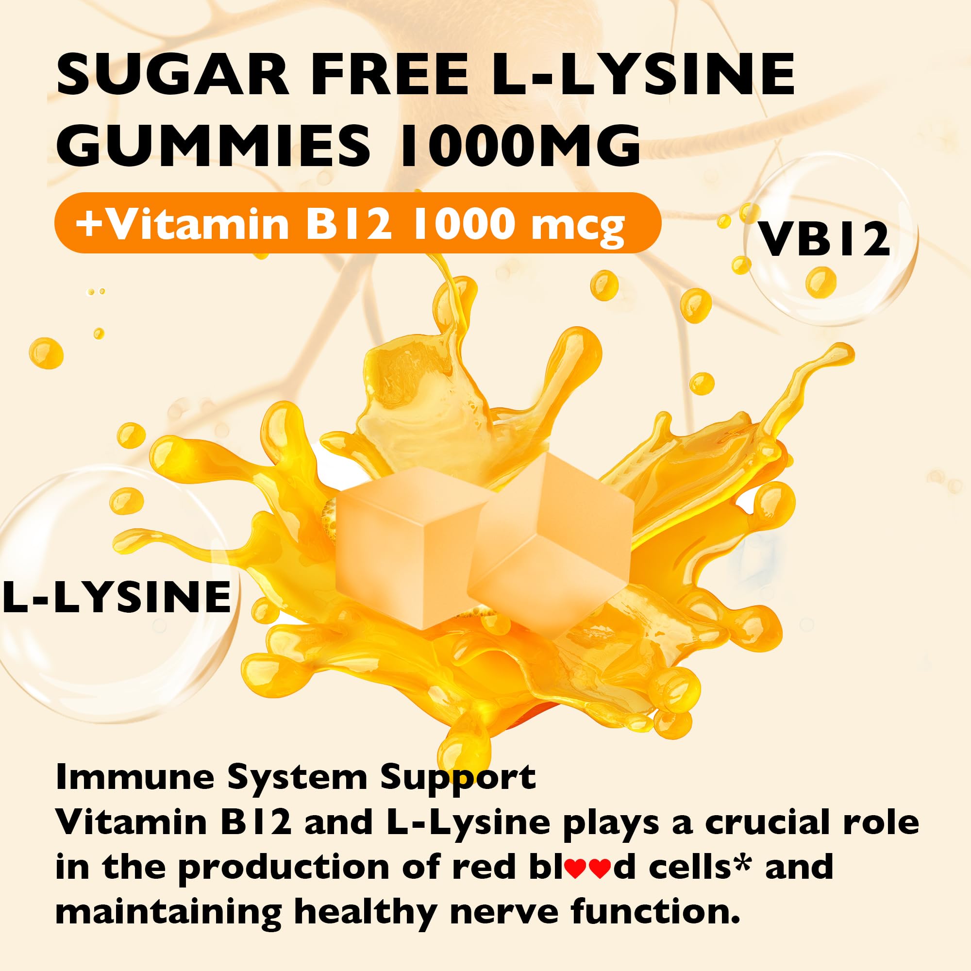 Well&Whole Lysine Gummies product label