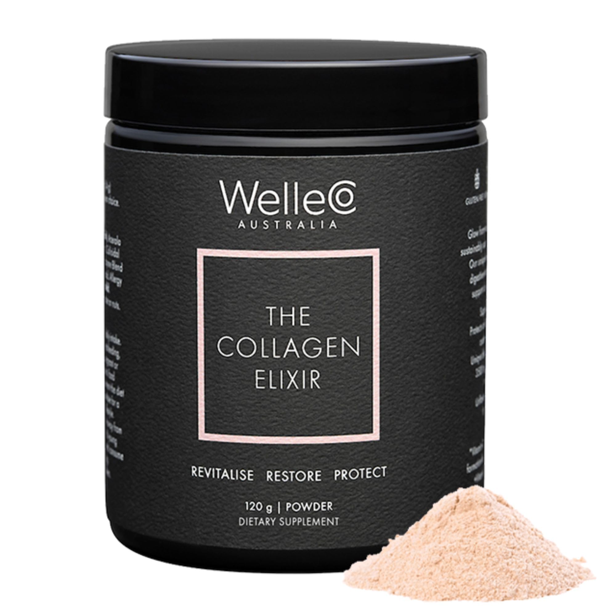 WelleCo The Collagen Elixir bottle front view
