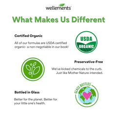 Nutritional information and ingredients of Wellements Iron Drops